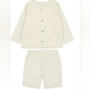 Lil Legs Analogie Seersucker 3 Piece Suit Size 7